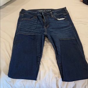 Straight leg stretch jeans